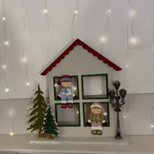 Home moldura dupla de natal