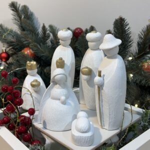 presépio 6 peças (resina)