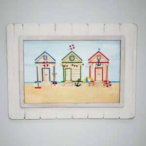 quadro cabina de praia